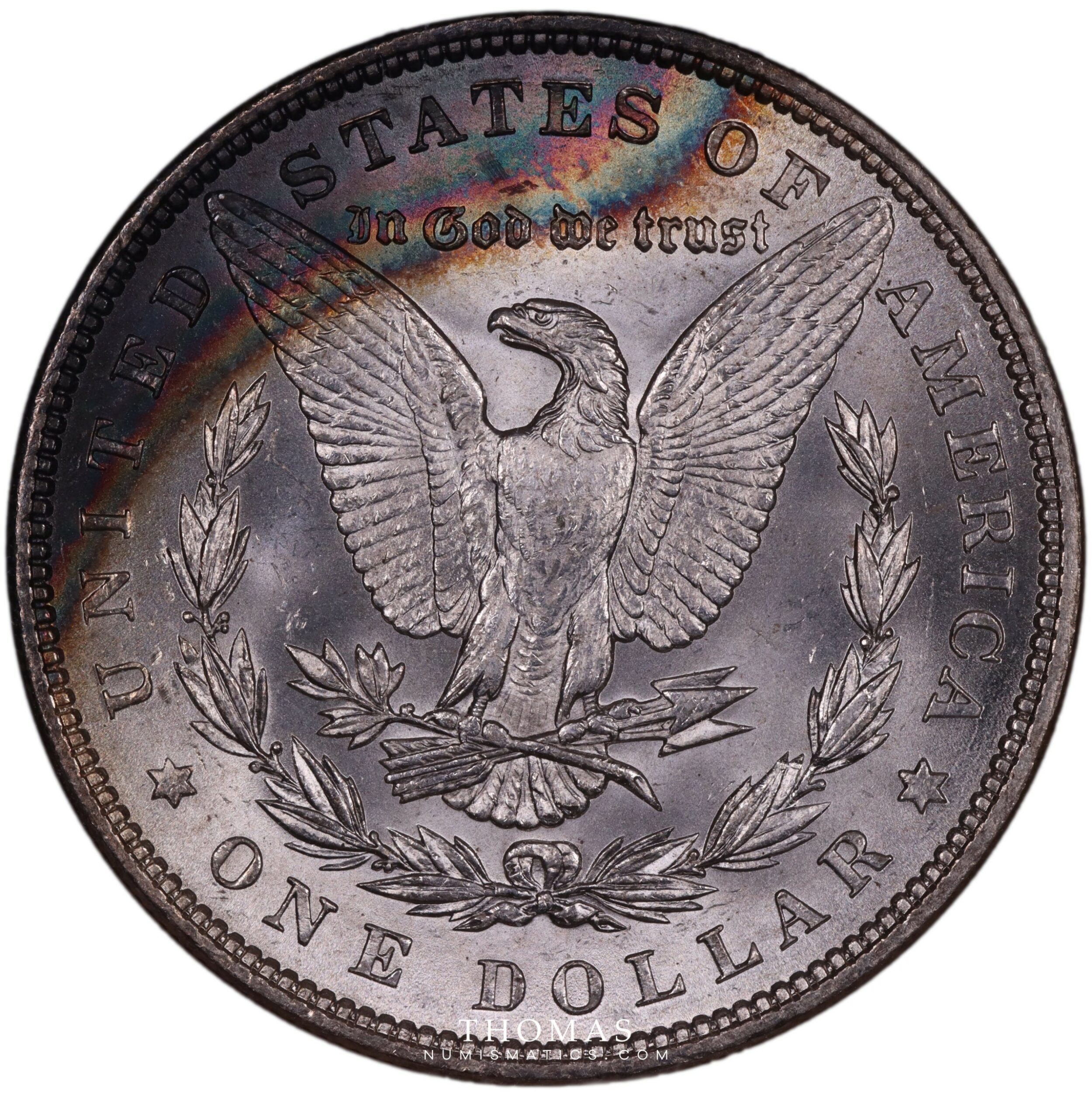 United-states - 1 Dollar Morgan 1887 - NGC MS 63 - Binion