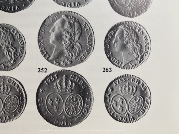 planche du catalogue de la vente bourgey du trésor de la rue mouffetard