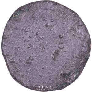 Louis XVI - Tin trial obverse du 1/20 Écu au buste fort - Uniface reverse