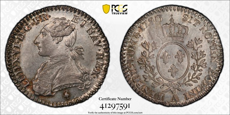 louis xvi 1780 A PCGS MS 64 dixieme ecu