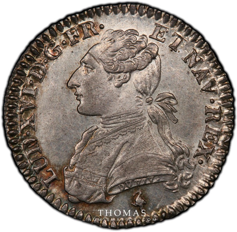 louis xvi 1780 A PCGS MS 64 dixieme ecu avers