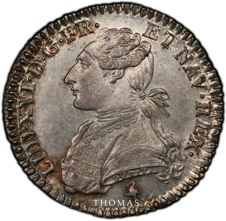 louis xvi 1780 A PCGS MS 64 dixieme ecu obverse