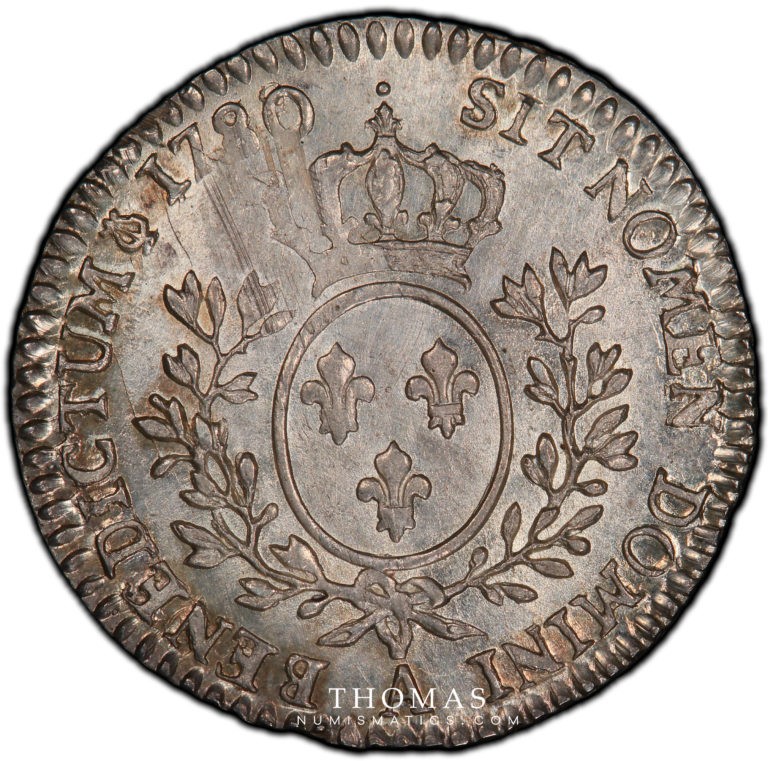 louis xvi 1780 A PCGS MS 64 dixieme ecu revers