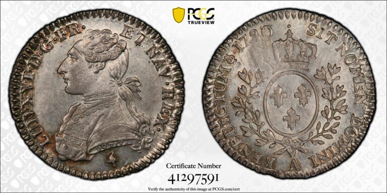 louis xvi 1780 A PCGS MS 64 dixieme ecu