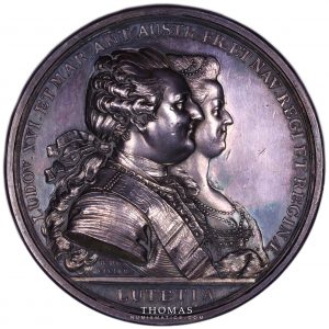 Médaille louis xvi naissance du dauphin 1782 A Paris avers