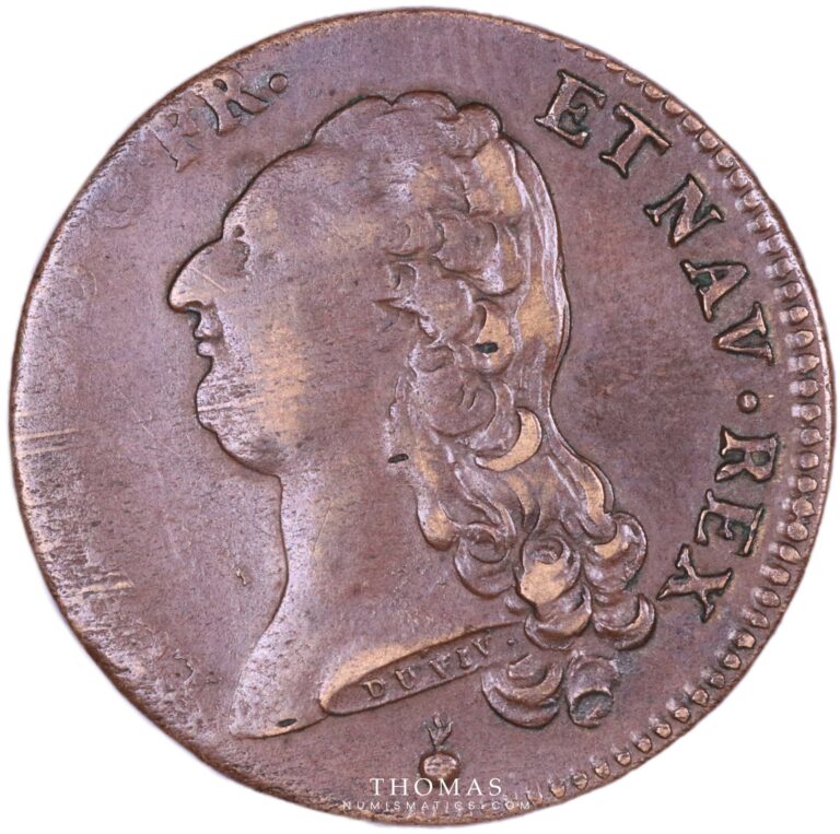 Monnaie louis xvi Double louis or faux d'époque 1788 AA metz avers