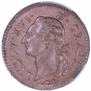 French royal coin louis xvi Sol 1782 aix obverse