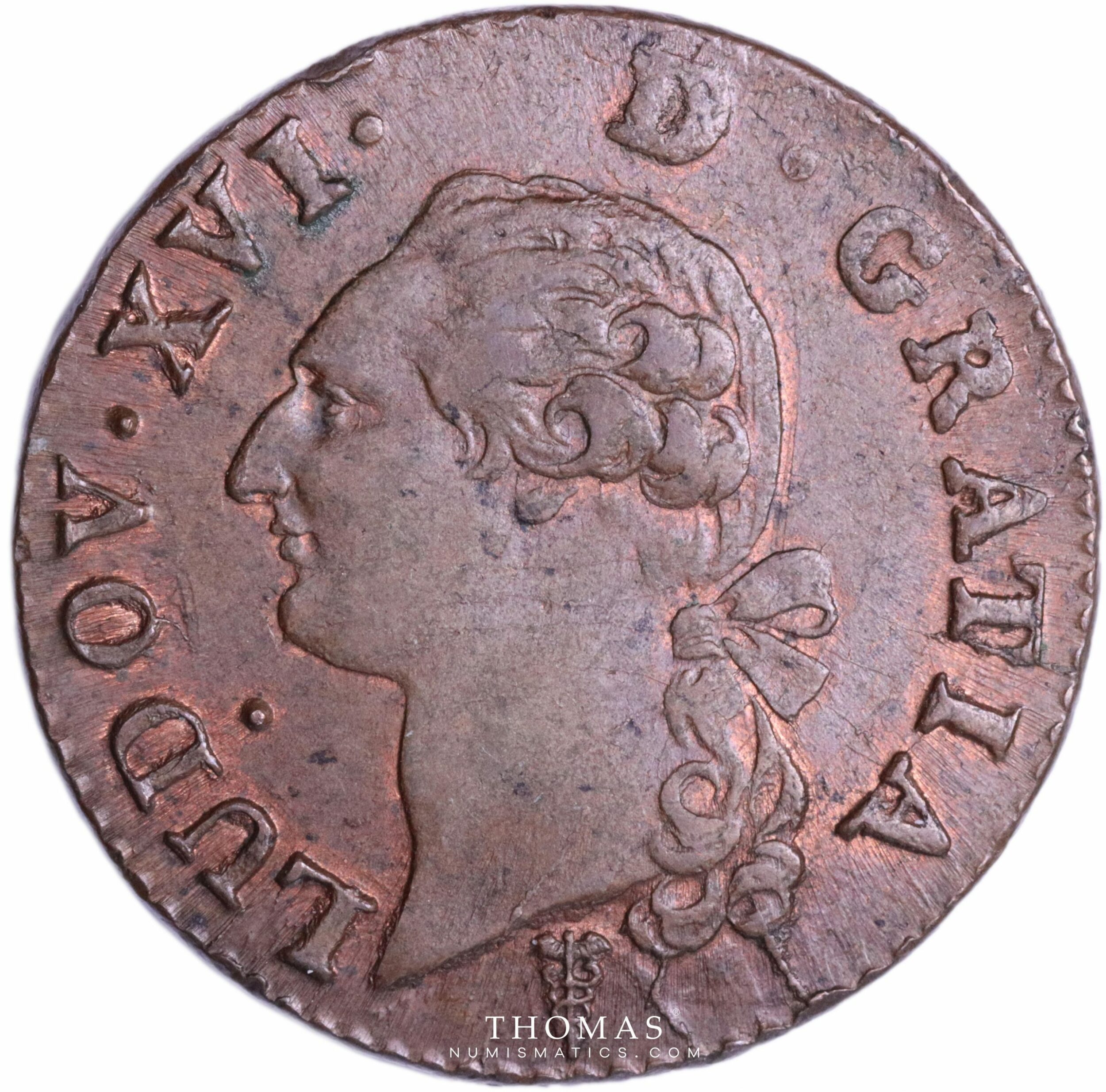 Louis XVI - Sol à L'écu - 1791 K Bordeaux | Thomas Numismatics