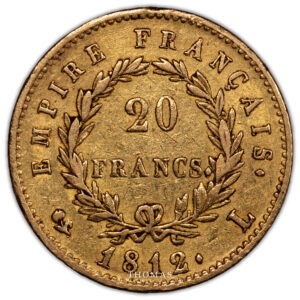 20 francs or 1812 L revers