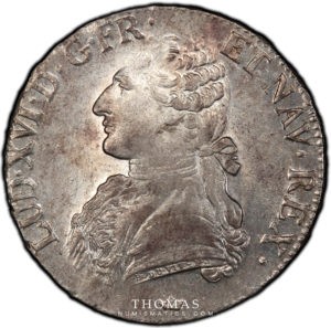 Monnaie louis xvi Ecu 1788 M avers