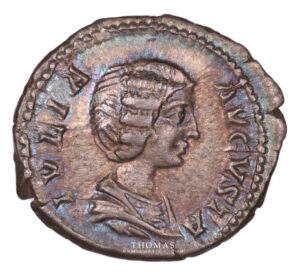 Roman coin Denarius julia Domna obverse