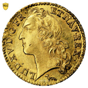 Gold - Louis d'or au bandeau - 1753/46 A Paris - Unlisted date - Treasure of rue Mouffetard obverse