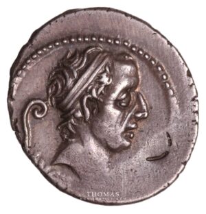 Roman coin marcius Denarius obverse