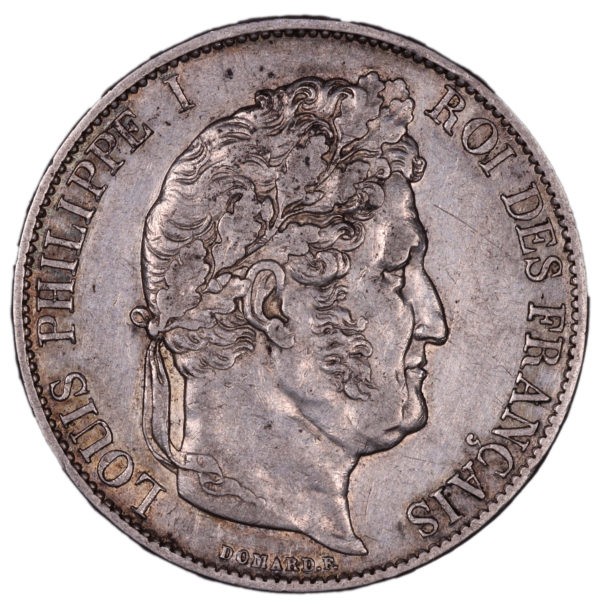 Louis philippe I 5 francs 1846 A Paris avers