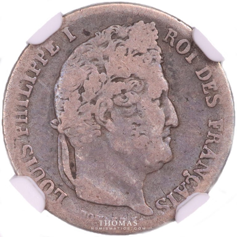 avers louis philippe quart de franc 1831 L Bayonne