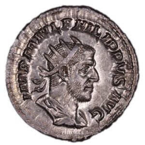 Obverse philippe I l'arabe antoninianus