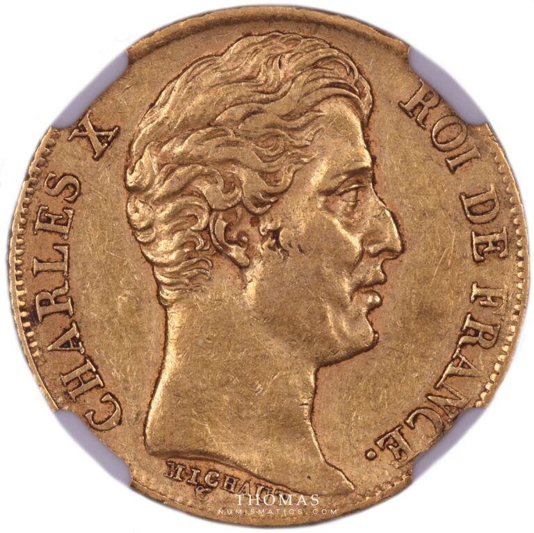 charles x 20 f or obverse 1830 A