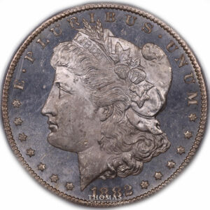 United-states 1 dollar mogran 1882 CC obverse