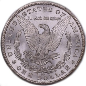 états-unis 1 dollar Morgan 1881 CC revers