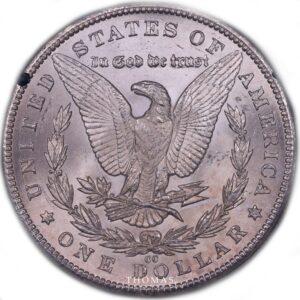 united-states 1 dollar morgan 1884 CC ms 63 reverse
