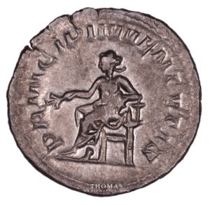 Monnaie romaine antique splendide Herennius etruscus revers
