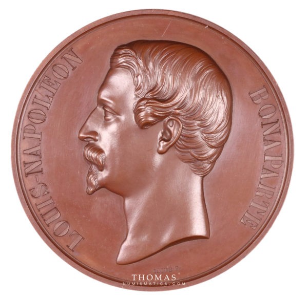 Médaille napoléon III uniface avers
