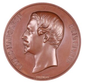Medal napoleon III uniface obverse