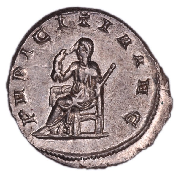 Monnaie romaine Etruscille revers