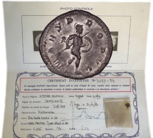 monnaie romaine antique du revers gordien III
