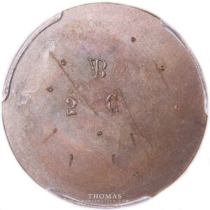 obverse 5 centimes pattern napoleon III reverse
