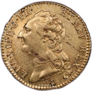 gold obverse louis xvi or 1786 AA Metz