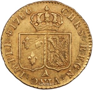French royal coins louis xvi 1786 A reverse -4