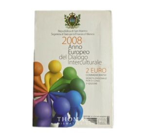 Box UNC - 2 euros commemorative - San Marino - 2008