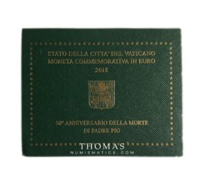 Box UNC - 2 euros commemorative - Vatican 2018