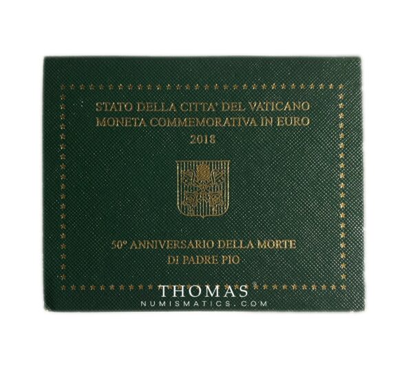 Box UNC - 2 euros commemorative - Vatican 2018