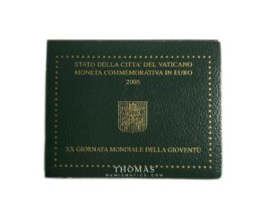 Box UNC - 2 euros commemorative - Vatican 2005