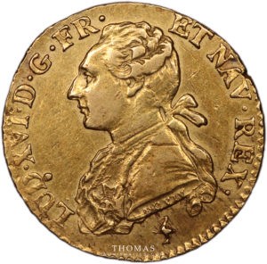 louis or buste habillé 1775 A avers