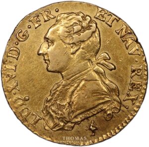 louis or buste habillé 1775 A obverse