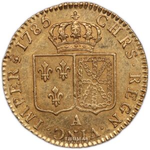 Louis XVI gold louis or 1785 A paris reverse