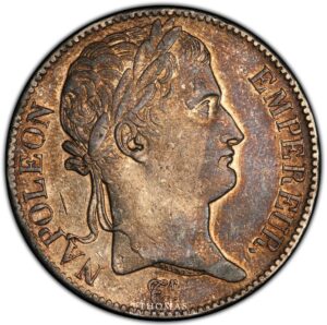 5 Francs Cent Jours 1815 A Napoleon obverse