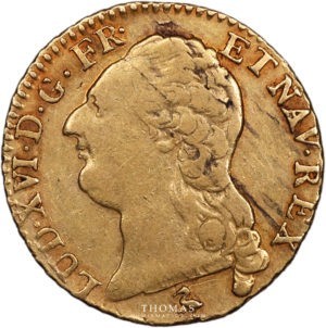 Louis xvi or 1787 A avers