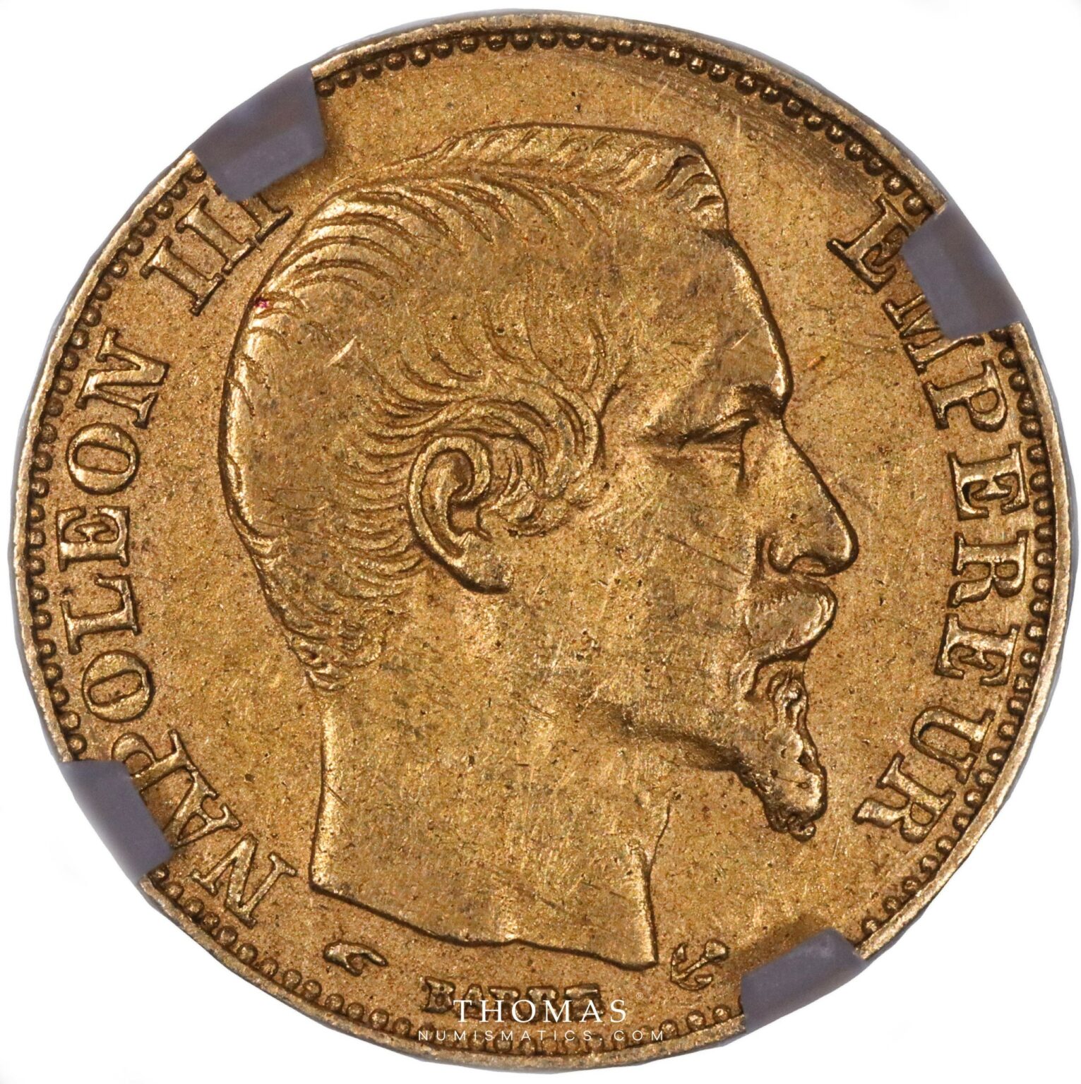 Napoléon III - Gold - 20 Francs or - tête nue - 1858 A - old fake ...