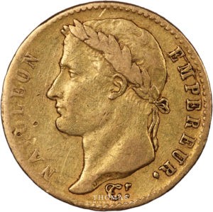 20 francs or 1815 L 100 jours avers
