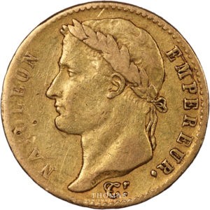 20 francs or 1815 L 100 jours avers
