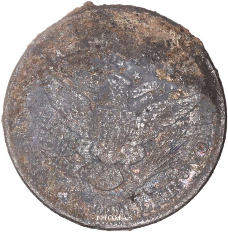 half dollar 1901 USA treasure sulphur springs reverse