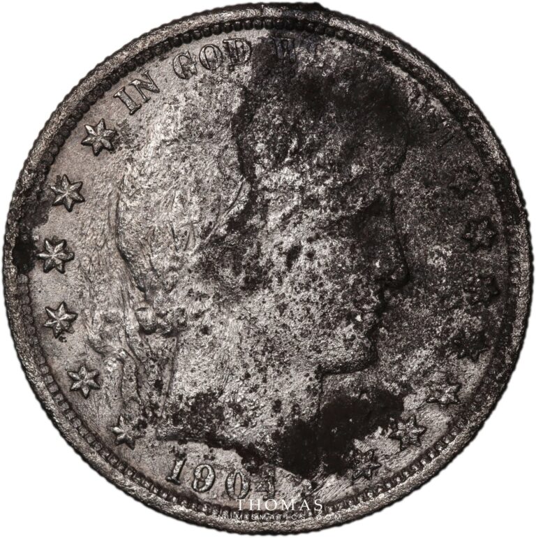 half dollar 1904-8 USA obverse treasure sulphur springs
