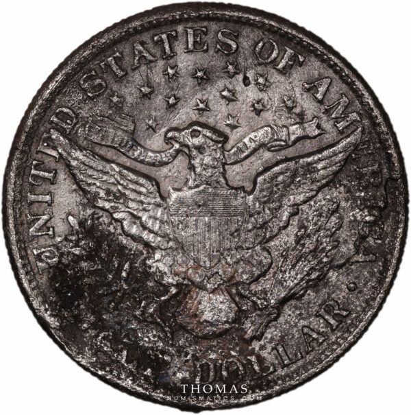 half dollar 1904-8 USA reverse treasure sulphur springs