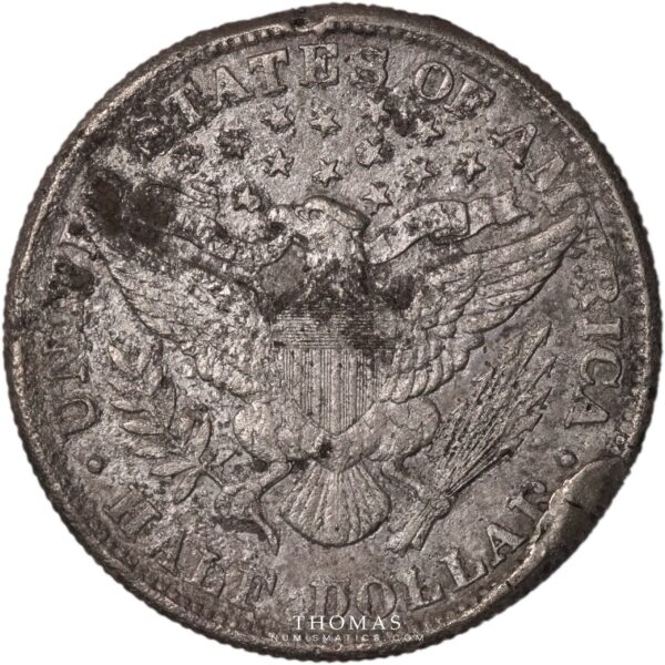 half dollar 1904 USA reverse-5 treasure sulphur springs