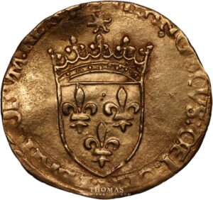 ecu gold or soleil toulouse nice example obverse