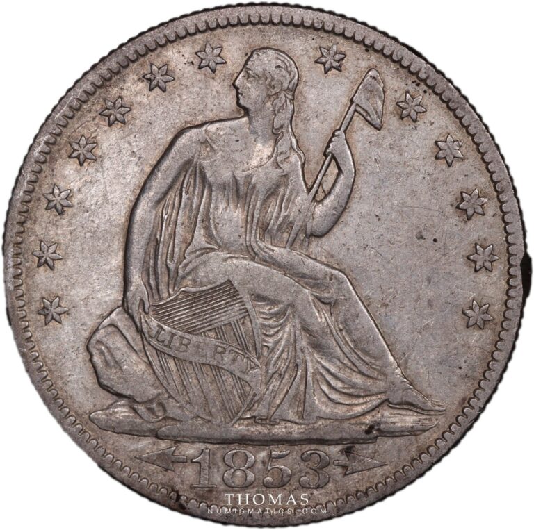half dollar 1853 O New Orleans obverse treasure Tuscaloosa